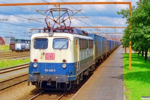 DB 140 406-0 med GD 42202. Padborg 20.08.1999.