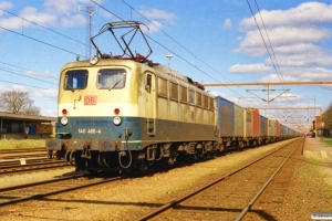 DB 140 466-4 med GD 42202. Padborg 05.04.2000.