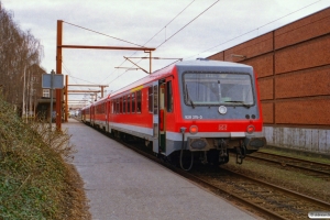 DB 628 217-2+928 217-9+628 215-6+928 215-3 som RE 35080 Neumünster-Pa. Padborg 11.04.2001.