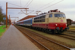 DB 103 113-7 - Materiel til IP 2181. Padborg 11.04.2001.