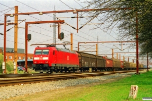 DB 185 060-1 med G 45717. Padborg 25.04.2003.