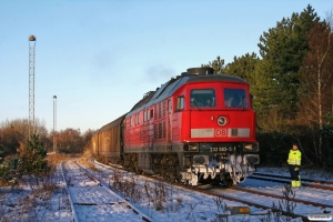 DB 232 583-5 med Tog 44753 Tdr-Maschen Rbf. Tønder 06.12.2012.