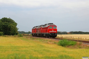 DB 232 259-2+232 469-7+232 703-9 solo som GM 136608 Tdr-Es. Km 20,6 Bm (Ribe-Hviding) 13.07.2014.