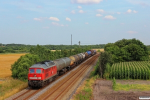 DB 232 568-6 med GD 138708 Tdr-Es. Km 42,6 Lk (Bramming-Tjæreborg) 25.07.2014.