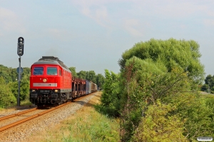 DB 232 259-2 med GD 138705 Es-Tdr. Km 15,9 Bm (Ribe Nørremark-Ribe) 02.08.2014.