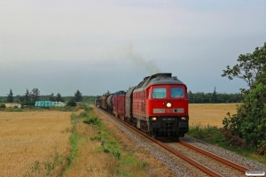 DB 233 285-6 med GD 138723 Es-Tdr. Km 20,4 Bm (Ribe-Hviding) 02.08.2014.