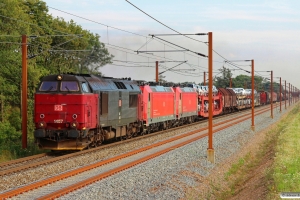 RSC MZ 1457+DB 185 336-2+185 325-5 med G 31724 Pa-Fa. Km 52,4 Fa (Sommersted-Vojens) 06.08.2015.