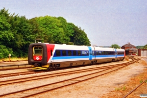 PRA 188 7002+188 7202 som M 8622 Hb-Rd. Hobro 30.06.1992.