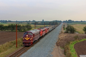 DSB MY 1101+AMR MY 1149+MY 1155+Bm+WGm+Bm som VP 6452 Pa-Od. Km 54,4 Fa (Sommersted-Vojens) 05.09.2014.