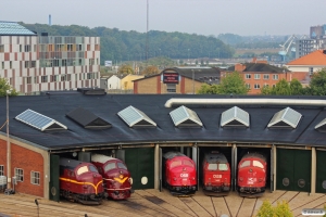 CFLCD MY 1146, DSB MY 1101, MY 1135, MZ 1401 og RT MX 42. Odense 07.09.2014.