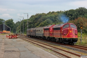 AMR MY 1155+MY 1149+Bm+WGm+Bm som DPN 5757 Tdr-Niebüll. Süderlügum 07.09.2014.