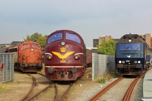 RCDK MY 1122, DSB MX 1001 og ME 1524. Odense 07.09.2014.