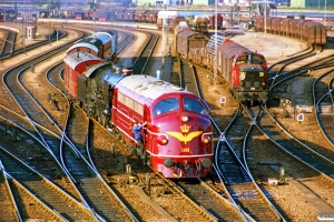 DSB MY 1101+R 963 med M 8515 Ro-Od og MH 321. Nyborg Færge 18.08.1989.