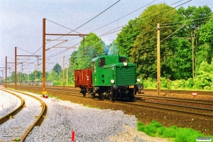 DSB Traktor 140+PB 11414 som MX 8224 Gl-Ler (kavalkadetog 6). Glostrup 29.06.1997.