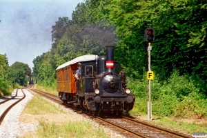 DSB F 441+FFM 12250 som PP 6305 Od-Frs. Fruens Bøge 24.08.2003.