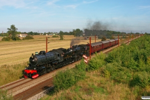 SJ F 1200+DSB E 991+CC 1132+CD 1210+AC 42+AX 393 som PP 8047 Ng-Od. Km 154,6 Kh (Marslev-Odense) 31.08.2008.