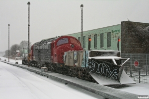 ENT Sneplov 134+DSB MY 1159+ENT Sneplov 133. Odense 02.02.2010.