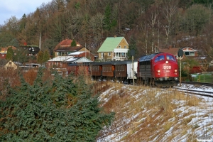 DSB MY 1159+IB 18915+HHJ C 25+OMB C 16+KS C 3+FFJ C 72+RGGJ C 3 som VP 6302 Ges-Vj. Grejsdal 11.12.2010.