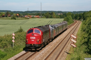 DSB MY 1159+DSB MA 460+AM 500+BMk 530+BS 480 som VM 6334 Rd-Kh. Km 5,6 Fa (Fredericia-Børkop) 05.06.2011.