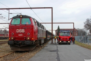 DSB MZ 1401 med EP 6333 Kh-Pa. Padborg 14.04.2013.