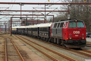 DSB MZ 1401 med EP 6333 Kh-Pa. Padborg 14.04.2013.