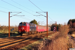 DSB MZ 1401+B 188+Bk 016+Bc-t 317 som VP 8131 Kh-Kd. Km 171,6 Kh (Holmstrup-Tommerup) 07.12.2013.