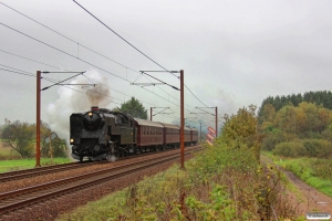 DSB S 736+AC 42+CC 1132+CD 1210+AX 393 som VP 226501 Od-Tp. Km 171,6 Kh (Holmstrup-Tommerup) 18.10.2014.