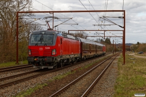 DSB EB 3210+WRm 603+S 001+EB 3209 som EP 8474 Vm-Kh. Årup 23.04.2021.