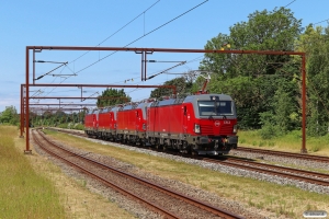 DSB EB 3212+EB 3222+EB 3224+EB 3223 solo som HM 6104 Te-Gb. Kauslunde 24.06.2021.