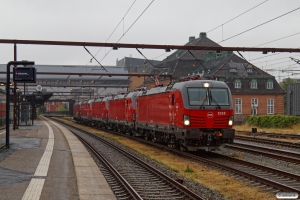 DSB EB 3218+EB 3223+EB 3222+EB 3217+EB 3219 som M 6301 Kh-Od. Odense 03.07.2021.