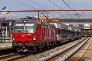 DSB EB 3240 med M 6361 Od-Tp. Odense 10.06.2022.