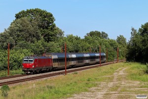 DSB EB 3227 med RR 52063 Htå-Od. Hjulby 21.06.2022.