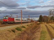 DSB EB 3203 med M 6341 Kh-Pa. Km 42,4 Fa (Vamdrup-Farris) 04.02.2023.