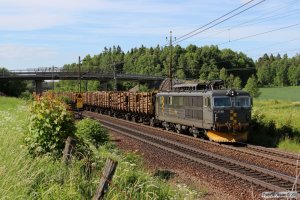 CN El14.2180 med GT 73601. Mjölby - Boxholm 08.06.2013.