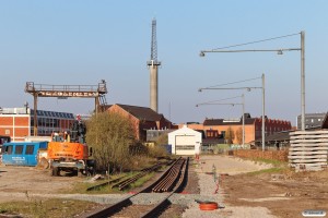 Renovering af B-spor. Odense 22.04.2023.