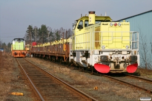 BV DLL 0908D og BV T43 257M. Nässjö 14.04.2009.