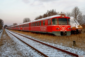 HHGB Ym 56 og DB 403 005-2. Meyenburg 19.12.2009.