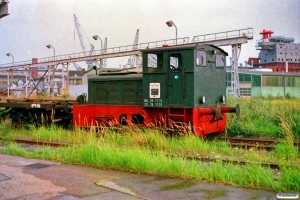 Flender Werft Lok 2 (Jung 12922/1957). Lübeck 12.08.1989.