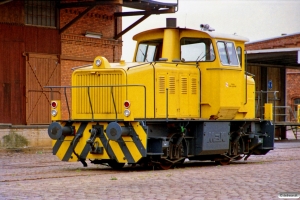 Lübecker Hafen-Gesellschaft (DHG) Lok (MaK 220080/1965). Lübeck 12.08.1989.