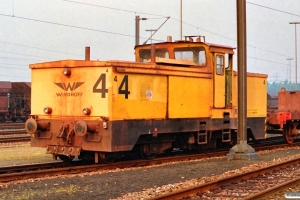 Hansaport Lok 4 (Windhoff). Hamburg-Altenwerder 11.05.1990.