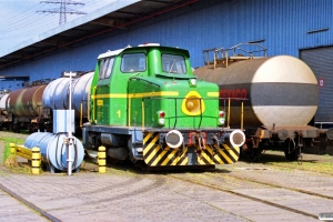 The Burmah Oil Lok 2 (Deutz 57880/1966). Hamburg-Neuhof 11.05.1990.