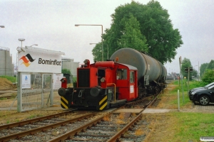 Railtec Eisenbahntechnik Køf (ex. DB 323 188-3) udlejet til Bominflot. Hamburg-Waltershof 15.06.2007.