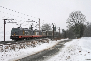 HCTOR 241.012+241.007+241.008 med HG 45683 Mgb-Pa. Km 174,0 Kh (Holmstrup-Tommerup) 27.01.2013.