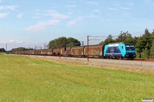 NRAIL 245 204-3 med HG 136149 Kd-Pa. Km 53,2 Fa (Sommersted-Vojens) 07.08.2015.