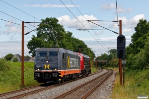 HCTOR 241.011+DSB MY 1135 solo som HG 45573 Mgb-Md. Km 173,2 Kh (Holmstrup-Tommerup) 01.07.2017.