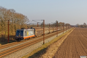 HCTOR 241.012 med HG 45684 Pa-Mgb. Km 52,4 Fa (Sommersted-Vojens) 05.04.2020.