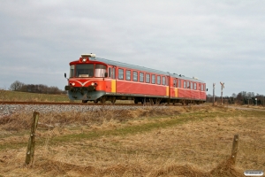 MjbaD Ys 47+Ym 32 som Tog 130054 Ar-Odd. Assedrup - Rude Havvej 29.01.2011.