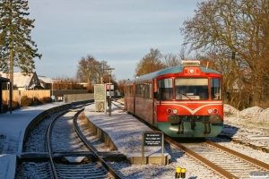 MjbaD Ys 44+Ym 33 som VP 226302 Ar-Mal. Tranbjerg 02.12.2012.