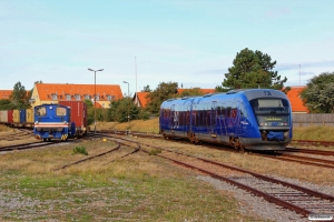 NJJ T 52 og Dm 571+541 som Tog 15 Sgb-Fh. Skagen 25.09.2013.