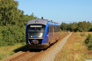 NJJ Dm 577+547 som Tog 141025 Sgb-Fh. Frederikshavnsvej - Hulsig 16.08.2016.